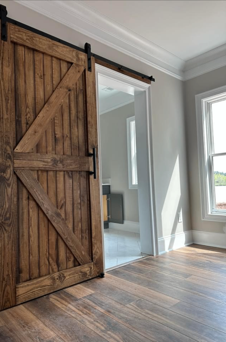 Custom sliding barn door